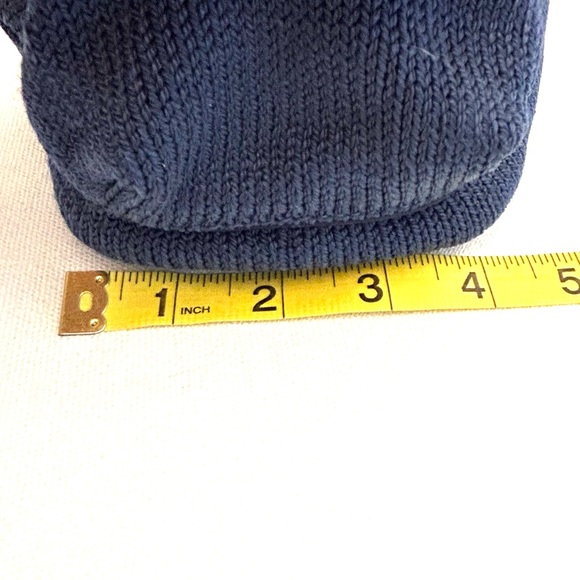 The SAK Belinda Denim Blue Knit Shoulder Bag Preppy Woven Ribbon Straps 13” x 7” - Picture 16 of 16